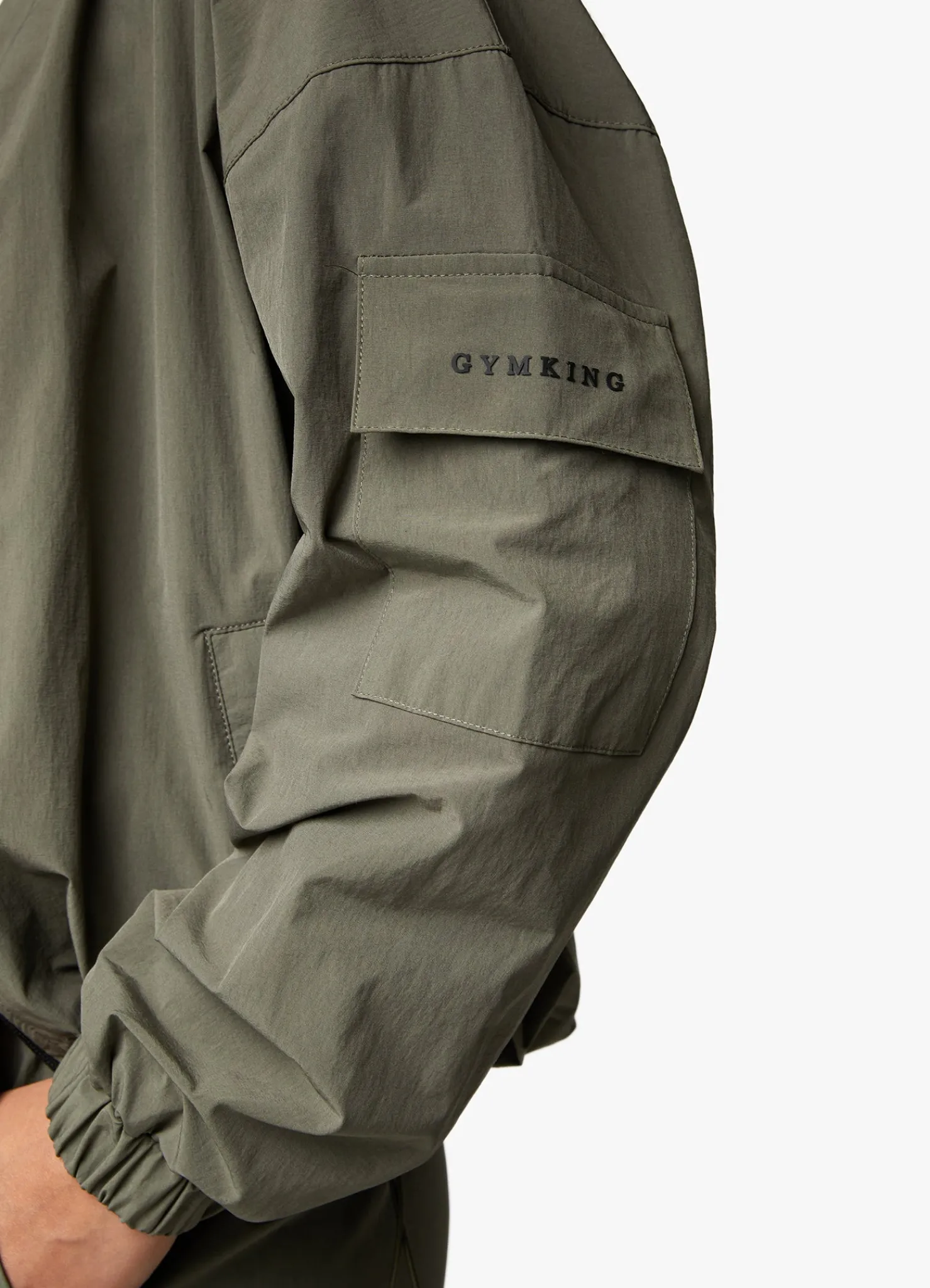 Tracksuits<Gym King Utility Woven Tracksuit Olive