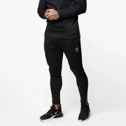 Tracksuit Bottoms<Gym King Velocity Tech Pant Black/Wine Red
