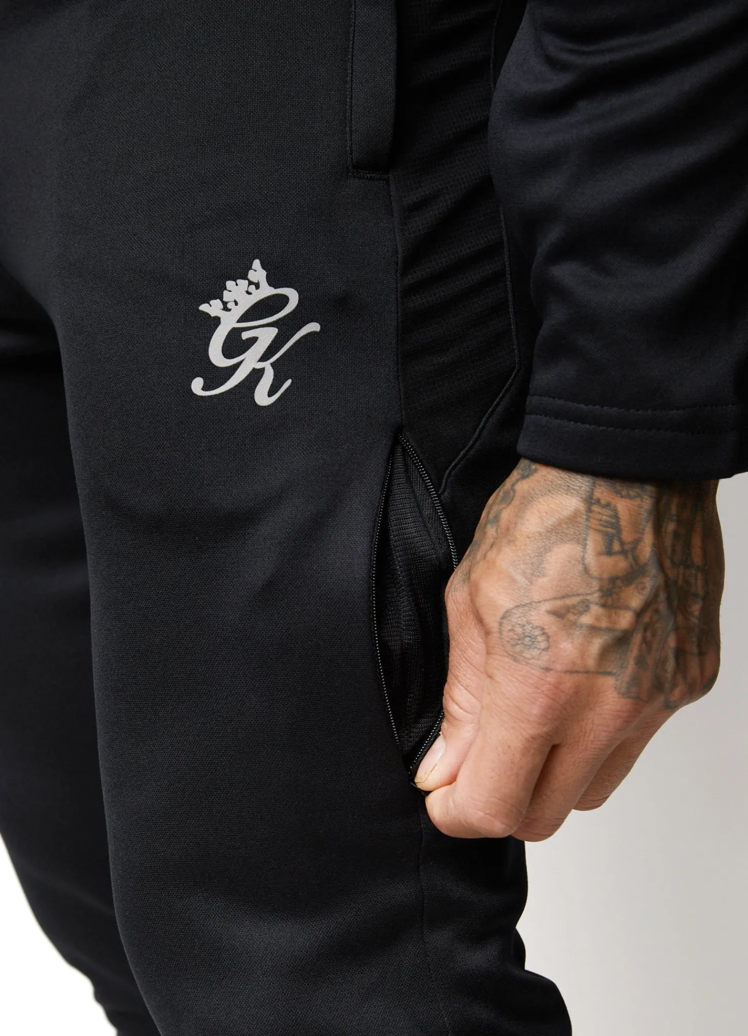 Gymwear<Gym King Velocity Tech Pant Black/Wine Red