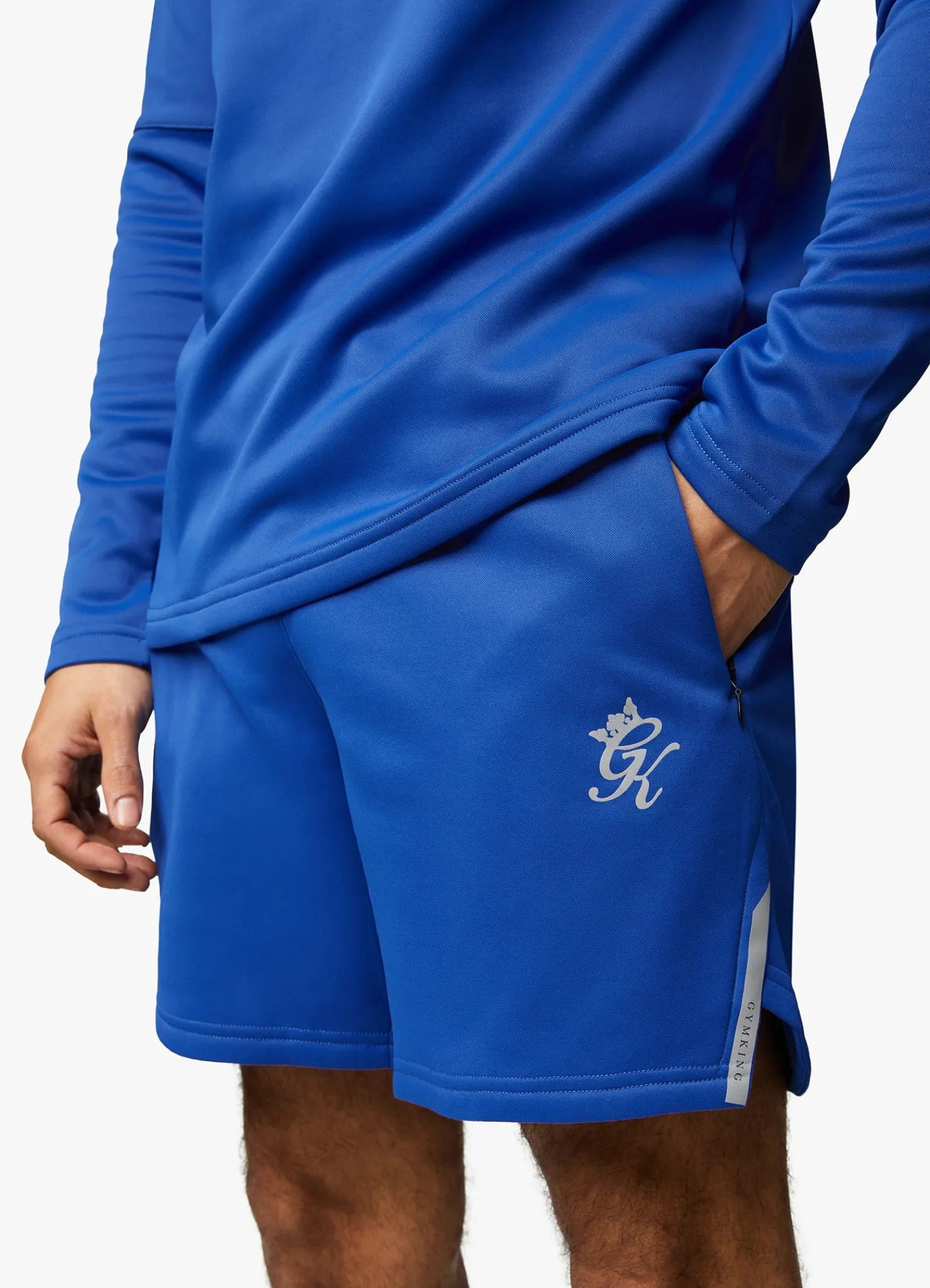 Shorts<Gym King Velocity Tech Short Electric Blue/Black