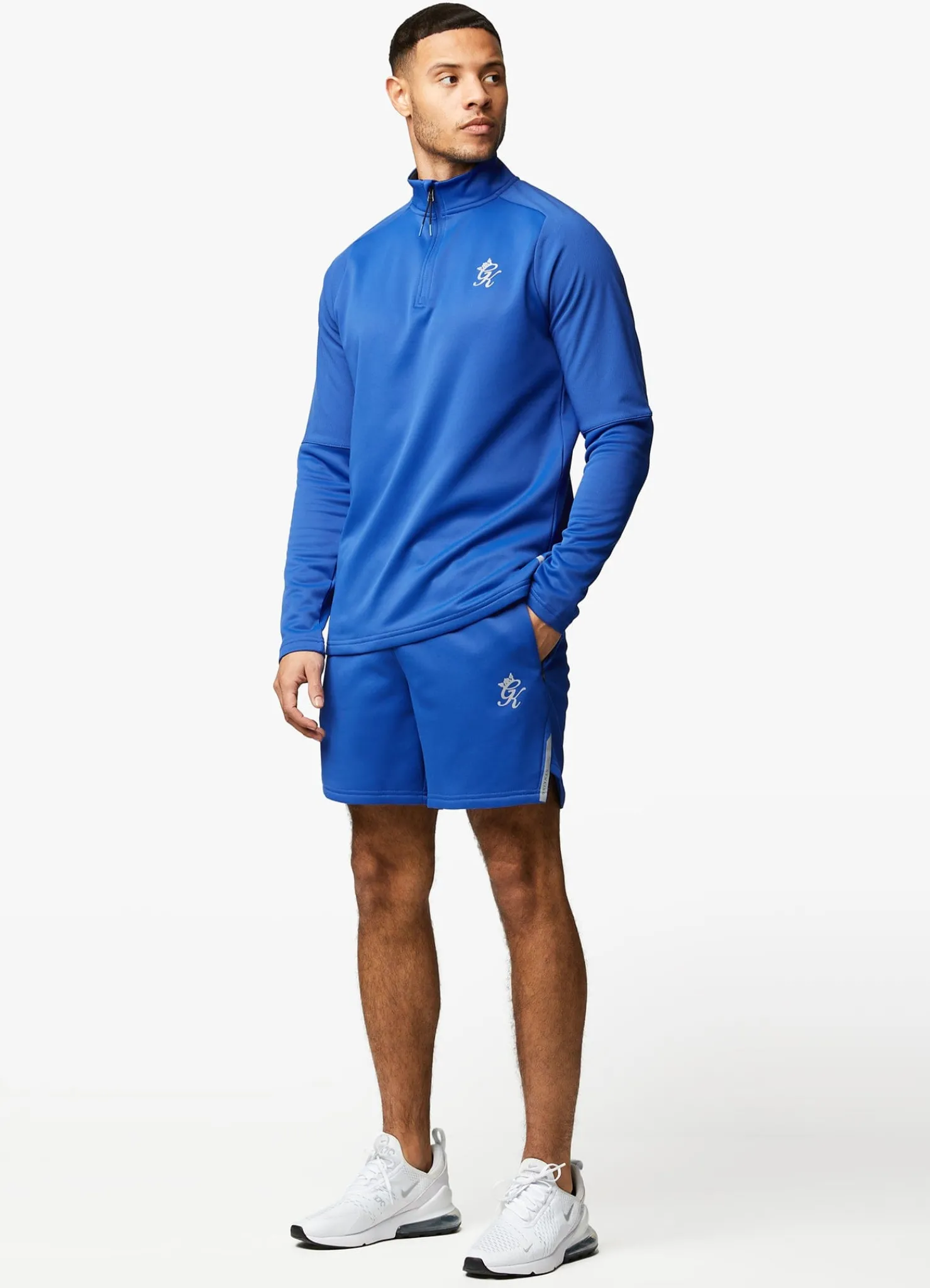 Shorts<Gym King Velocity Tech Short Electric Blue/Black