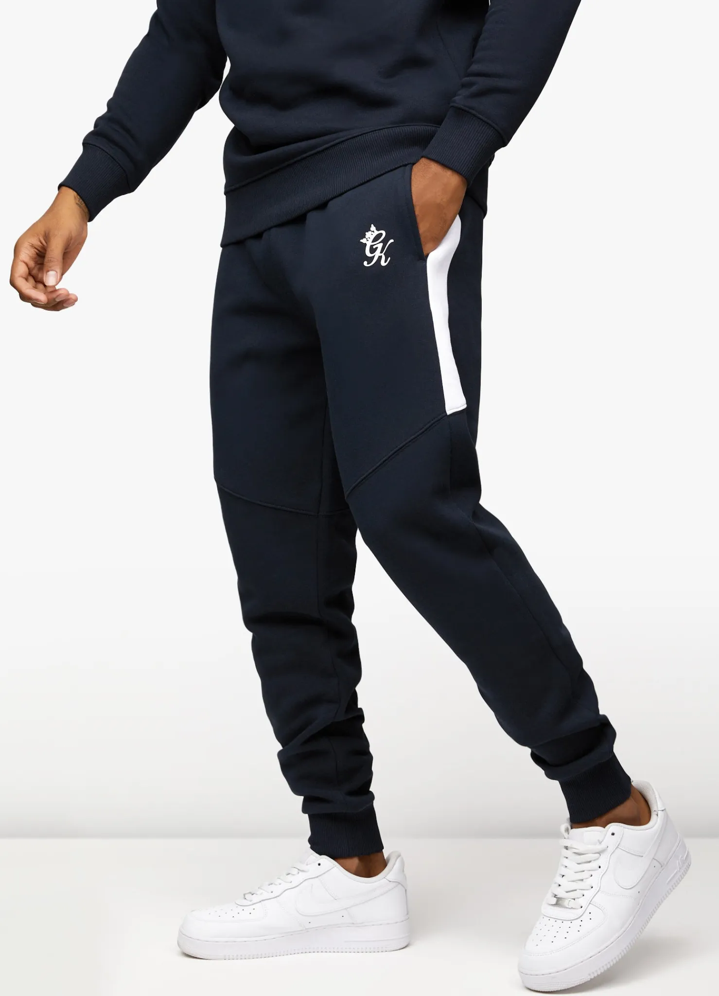 Tracksuit Bottoms<Gym King Volt Jogger Navy/White