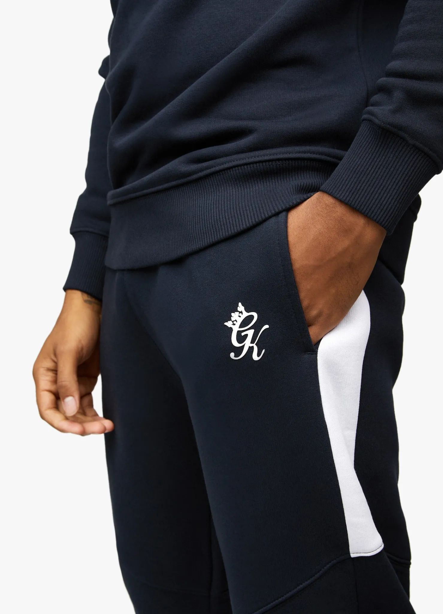 Tracksuit Bottoms<Gym King Volt Jogger Navy/White