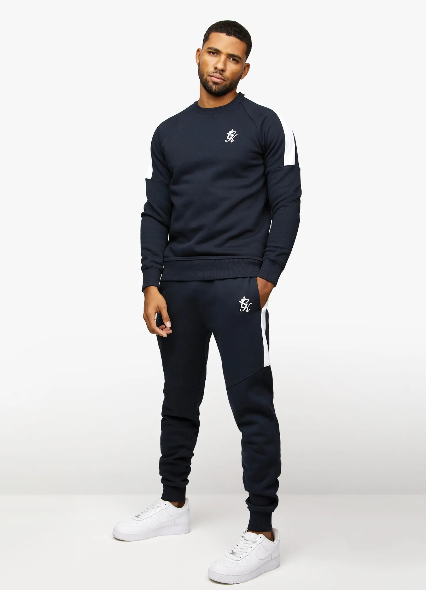 Tracksuit Bottoms<Gym King Volt Jogger Navy/White