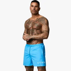 Swimwear<Gym King Wave Swim Short 5" Malibu Blue