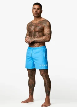 Swimwear<Gym King Wave Swim Short 5" Malibu Blue