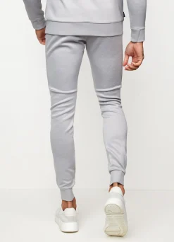 Tracksuit Bottoms<Gym King core+ Poly Tracksuit Bottoms Grey Marl/White