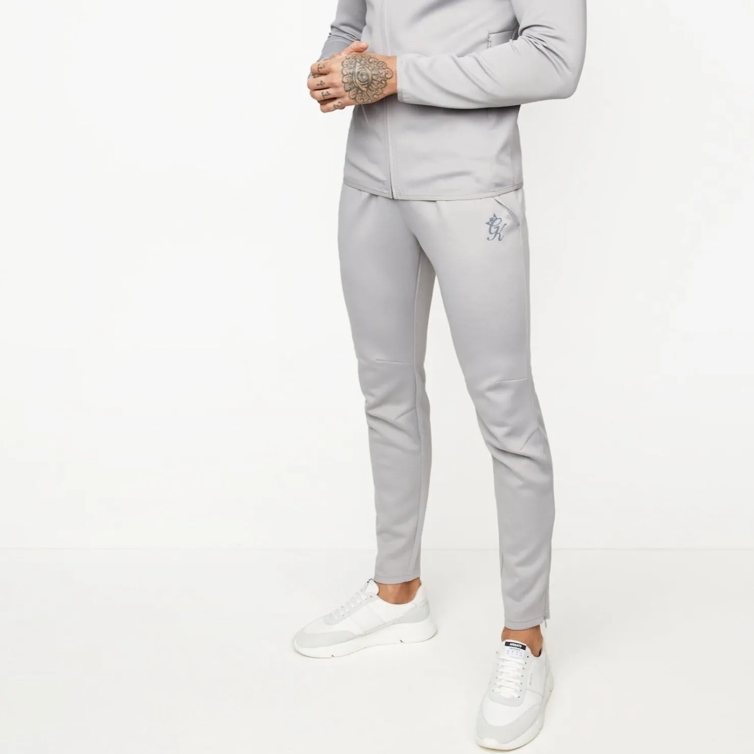 Tracksuit Bottoms<Gym King fundamental Lightweight Poly Tracksuit Bottoms Shadow Grey