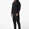 Tracksuits<Gym King Rebellion Hood & Cargo Jogger Black