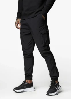 Tracksuits<Gym King Rebellion Hood & Cargo Jogger Black