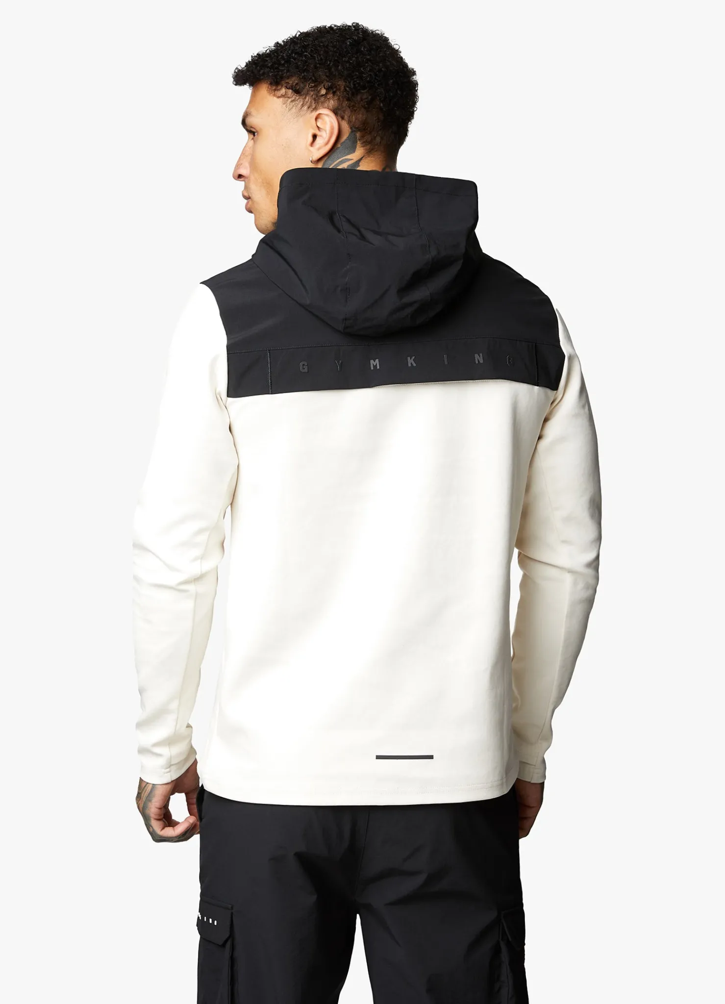 Tracksuits<Gym King Rebellion Hood & Cargo Jogger Antique White/Black
